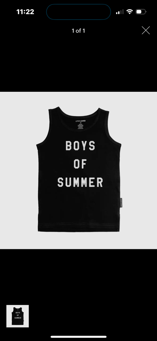 Boys of Summer Tank