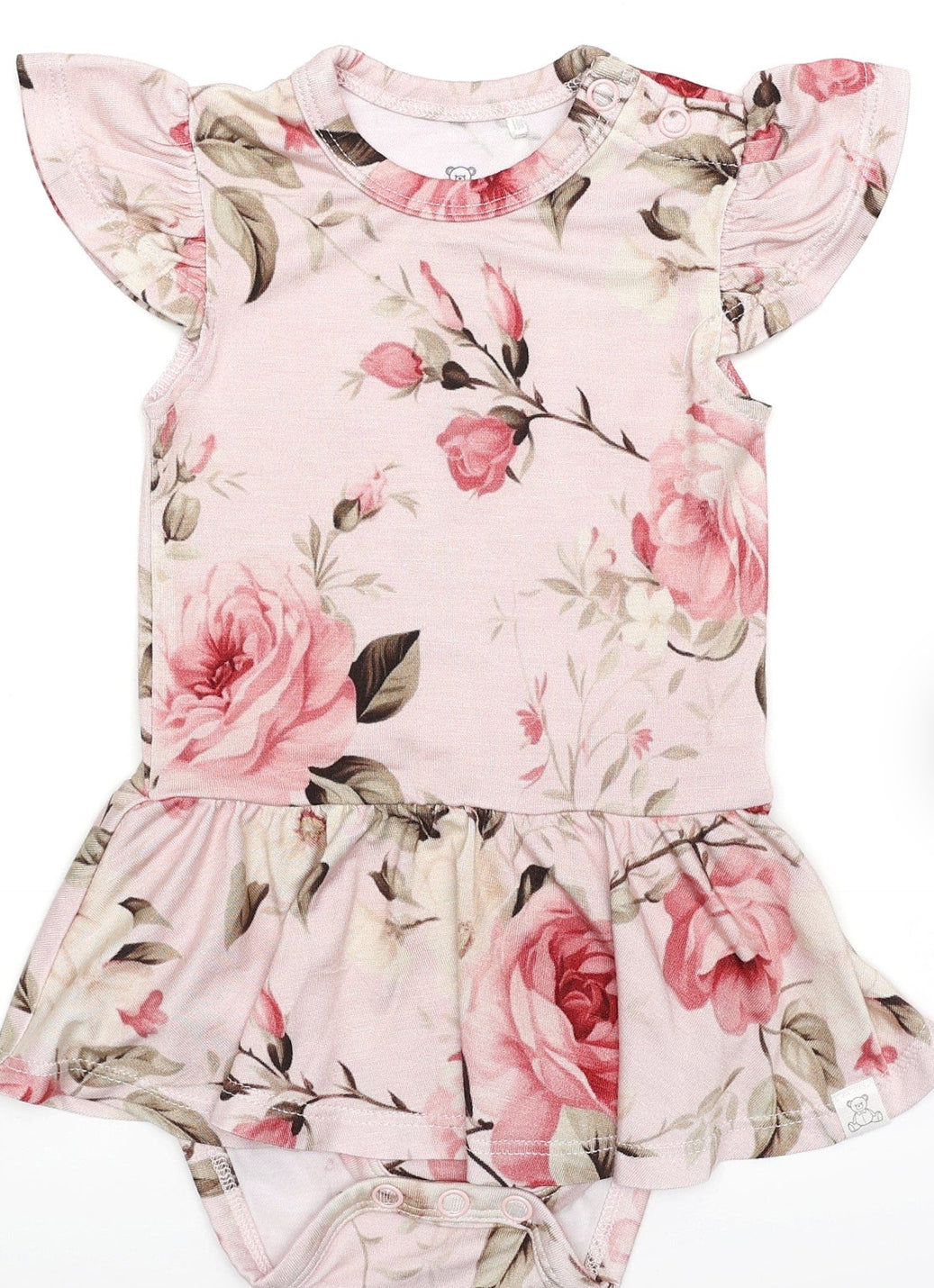 Twirl Skirt Bodysuit-English Rose